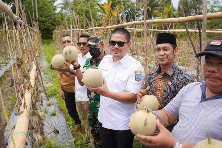 Silaturahmi dan Panen Panen Melon Bupati di Lalowura