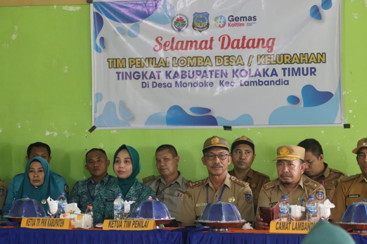 Lomba Desa Tingkat Kabupaten Kolaka Timur, Tim Penilai Langsung Tinjau Lokasi