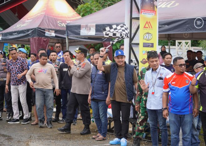 Balap Motor Bupati dan Kapolres Koltim Cup Dipadati Penonton