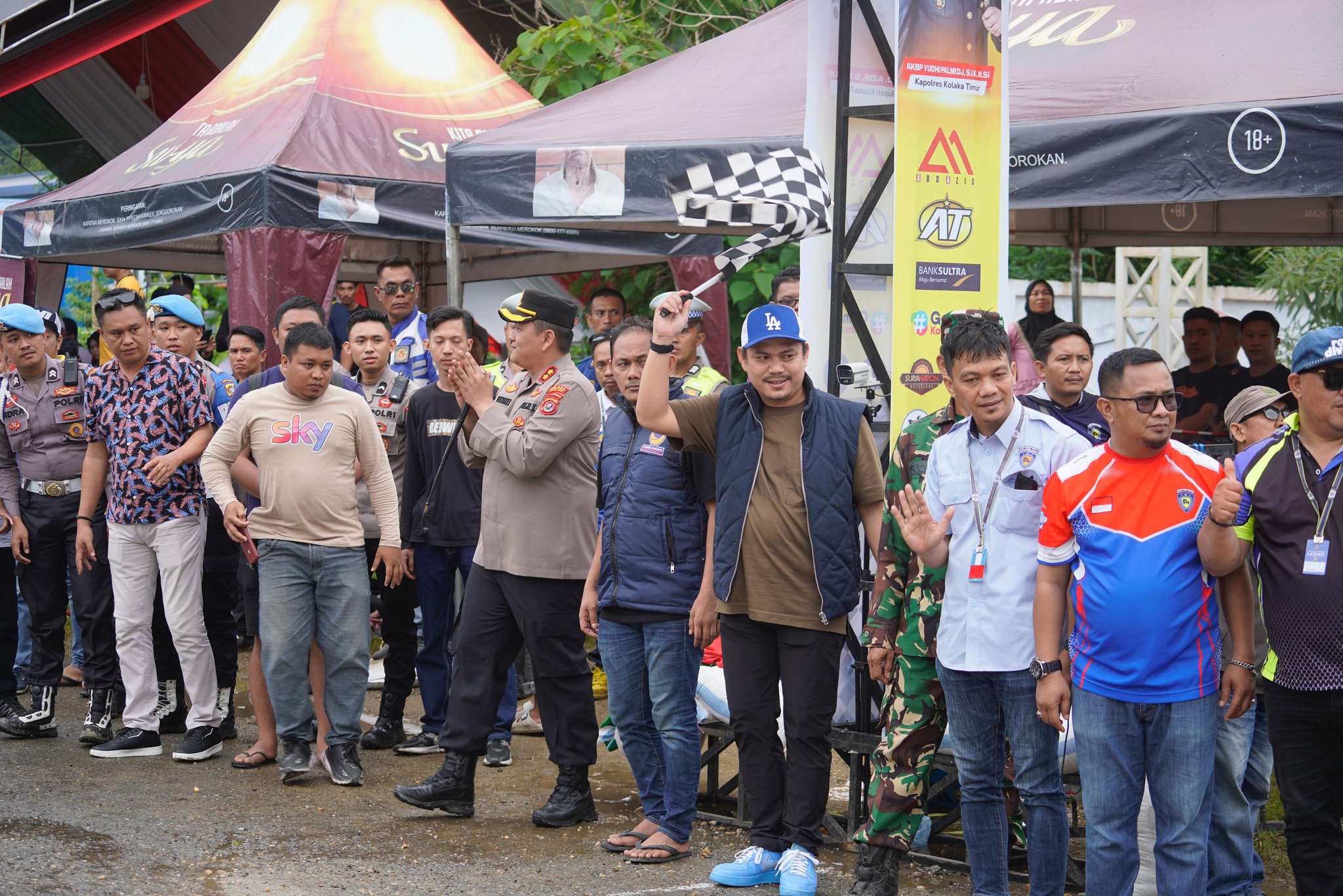 Balap Motor Bupati dan Kapolres Koltim Cup Dipadati Penonton