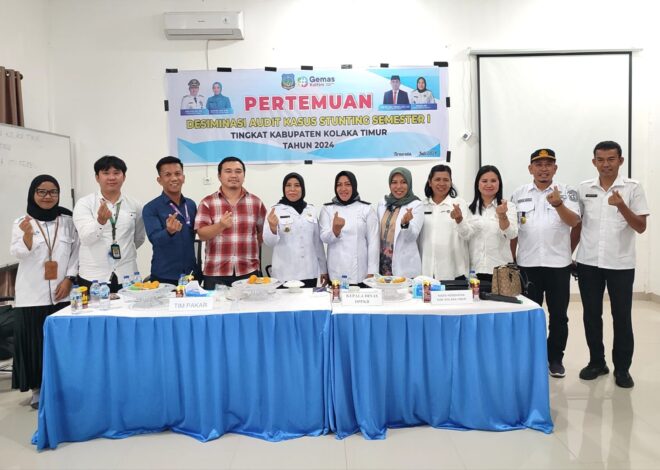 Pertemuan Desiminasi Audit Kasus Stunting Semester I Tingkat Kabupaten Kolaka Timur Tahun 2024