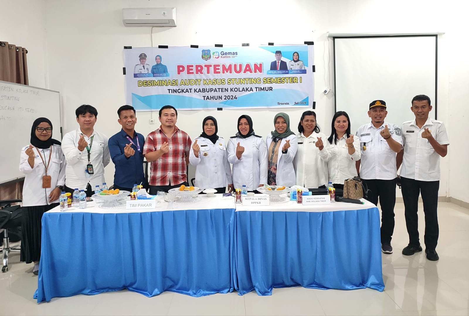 Pertemuan Desiminasi Audit Kasus Stunting Semester I Tingkat Kabupaten Kolaka Timur Tahun 2024