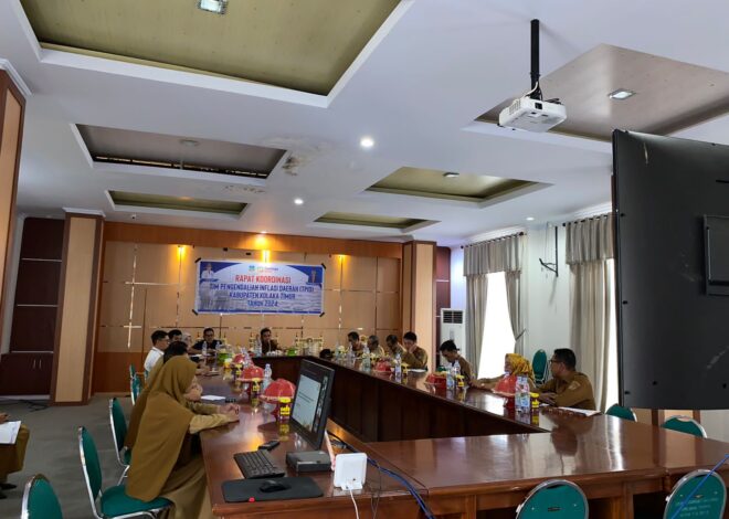 Rapat Koordinasi TPID, Sinergi Pemda Koltim dan Pihak Terkait Tanggulangi Inflasi