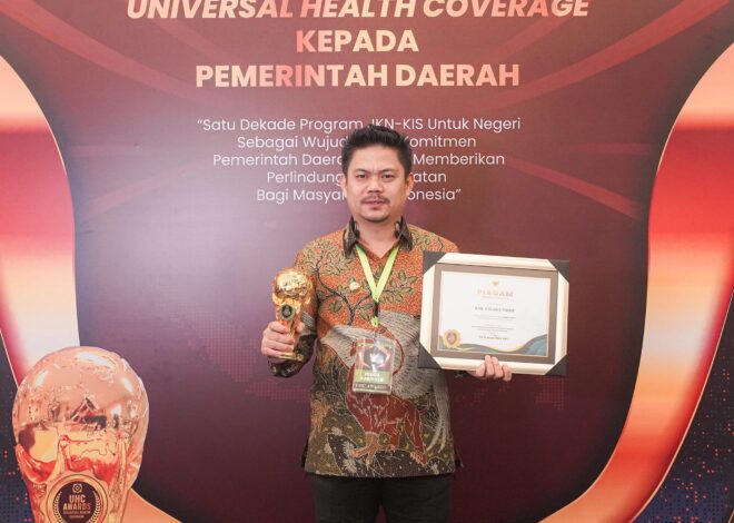 Bupati Koltim Terima Penghargaan UHC, Dukung Program JKN dan SDGs 2030