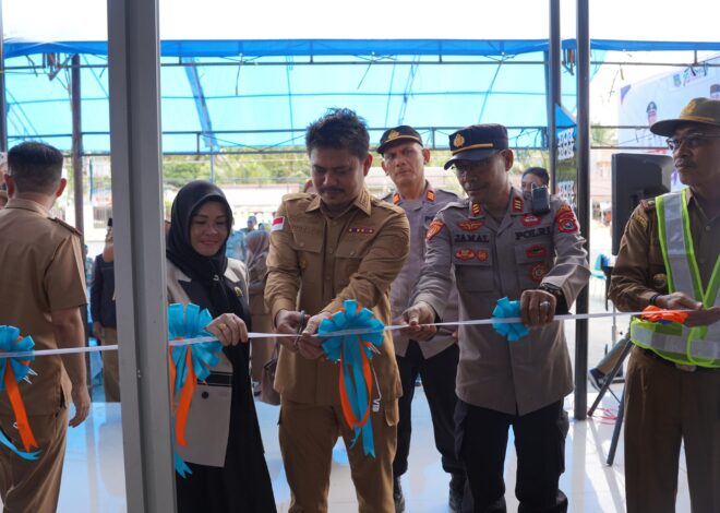 Bupati Resmikan Rest Area Raterate yang Cantik dan Megah