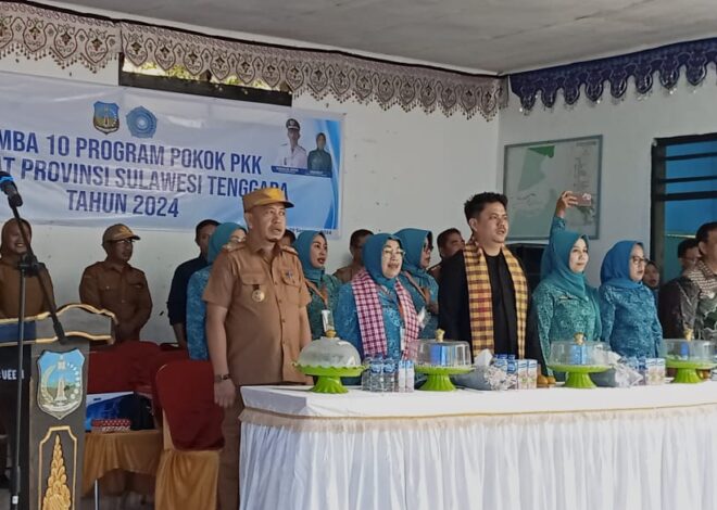 Hadiri Lomba 10 Program PKK di Porabua, Bupati Yakin Seluruh Desa Punya Potensi