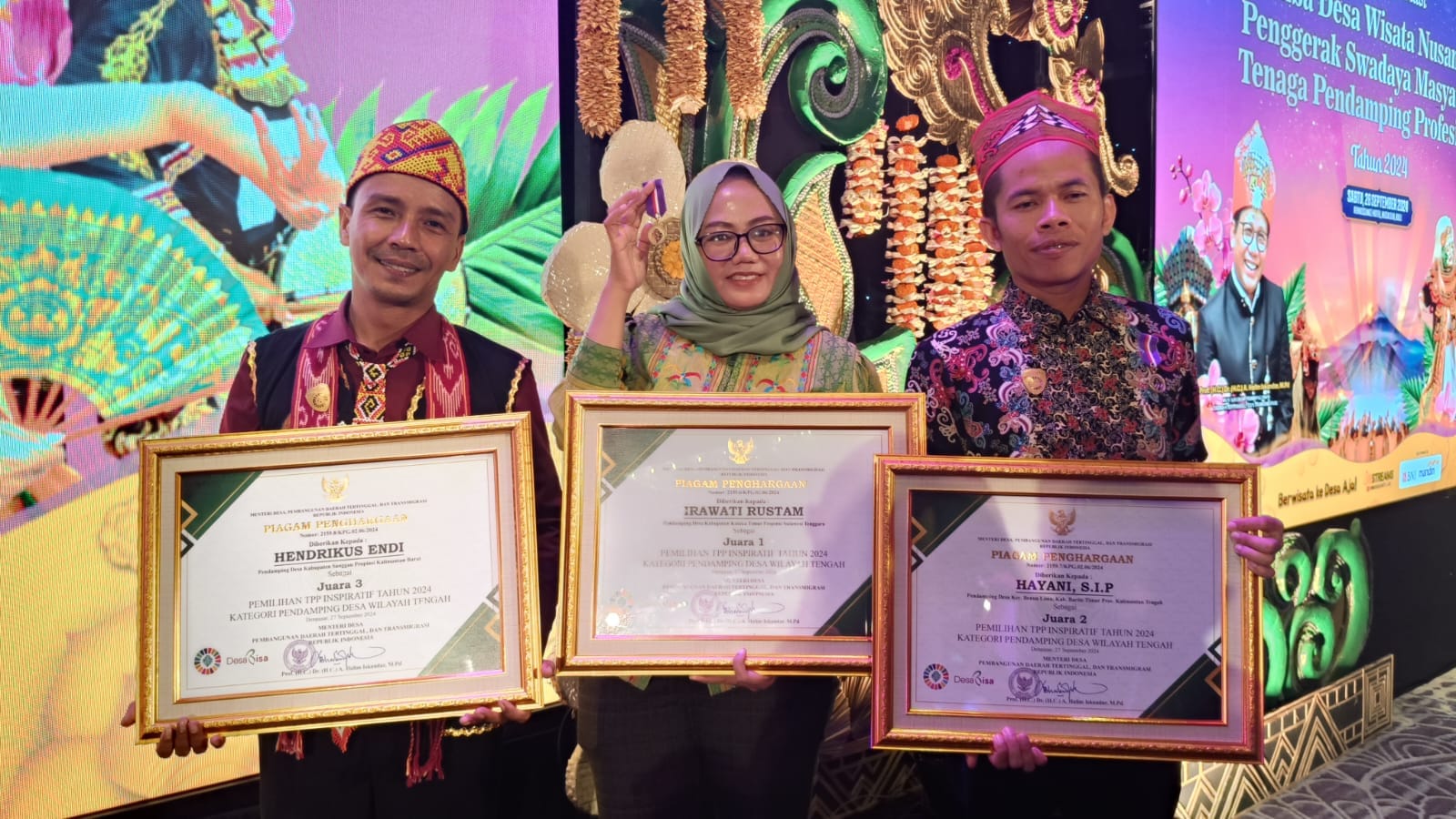 Irawati Rustam Pendamping Desa Asal Koltim Raih Juara Satu Tingkat Nasional