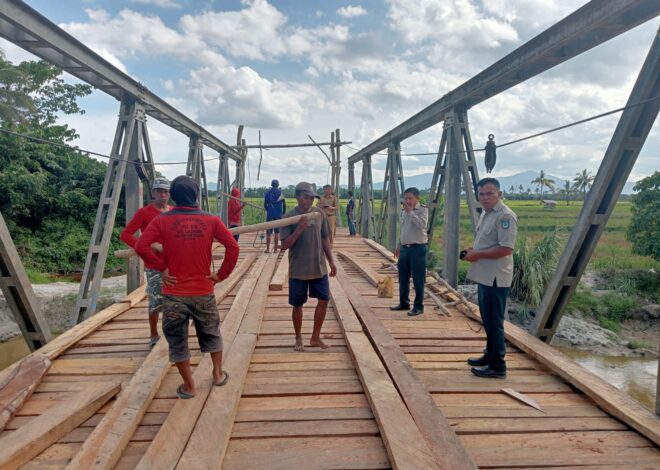 Jembatan Penghubung di Wia-Wia Rampung Dikerjakan Gunakan Konstruksi Bailley