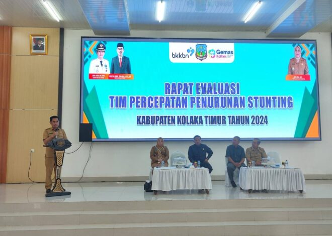 Sekda Koltim Buka Rapat Evaluasi Percepatan Penurunan Stunting 2024: Kolaborasi Lintas Sektor Jadi Kunci Sukses