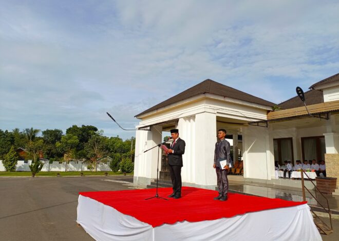 Bupati Koltim Pimpin Upacara Peringatan HAB Ke 79
