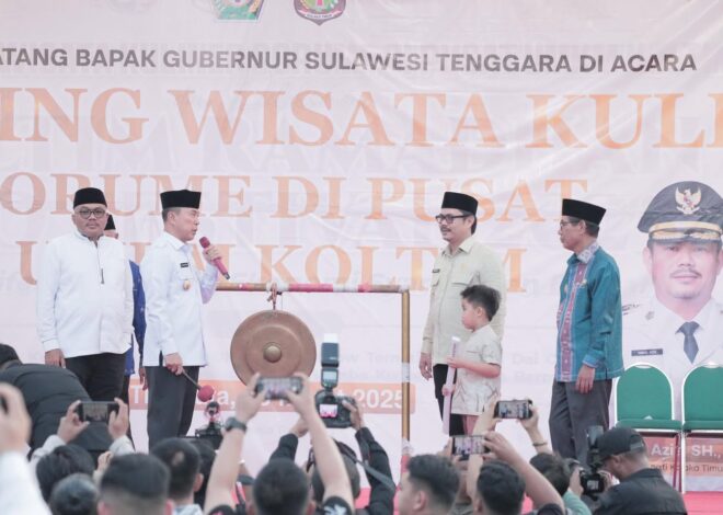 Gubernur Sultra Resmikan Wisata Kuliner Sorume Koltim: Momen Kebanggaan untuk UMKM dan Ekonomi Lokal