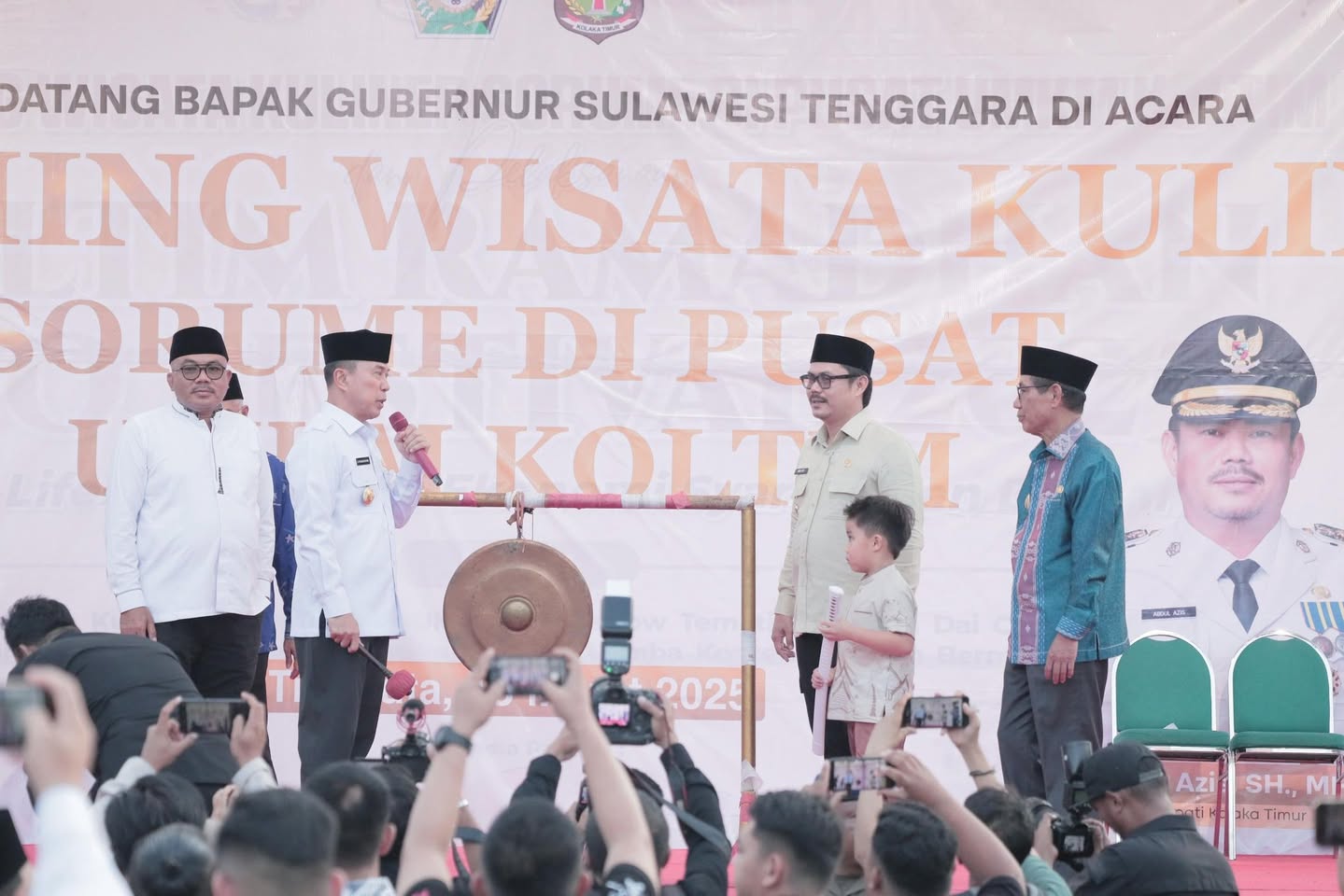 Gubernur Sultra Resmikan Wisata Kuliner Sorume Koltim: Momen Kebanggaan untuk UMKM dan Ekonomi Lokal