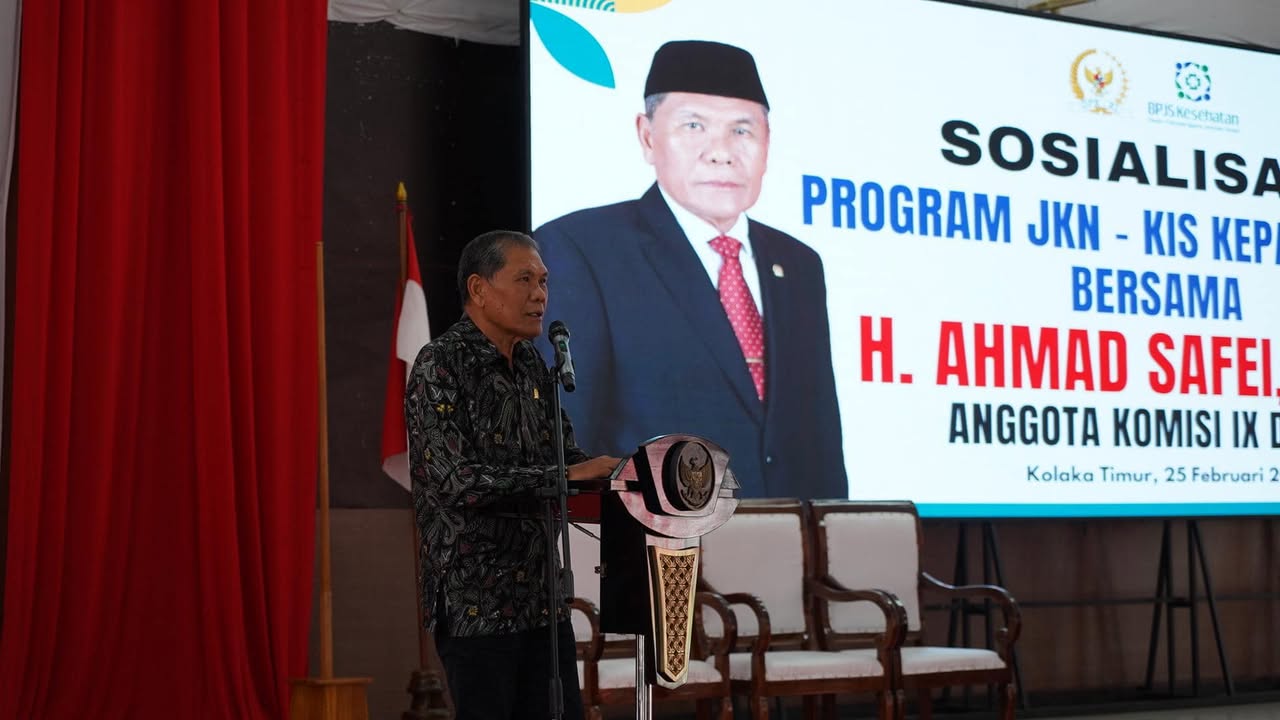 Sosialisasi Program JKN – KIS Kepada Peserta Bersama H. Ahmad Safei, S.H., M.H. Anggota Komisi IX DPR-RI