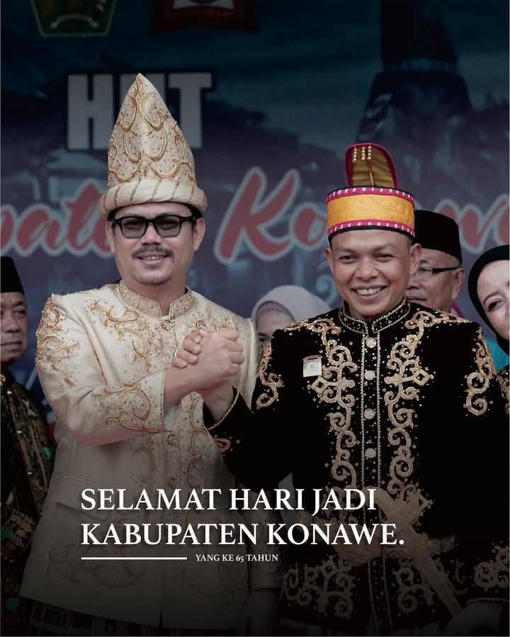 Bupati Koltim Hadiri Peringatan HUT Kabupaten Konawe ke-65