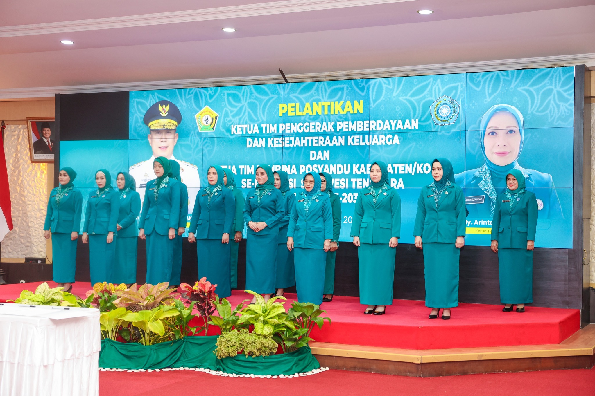 Hartini Azis Resmi Nahkodai PKK dan Pembina Posyandu Koltim Periode 2025-2030, Fokus Pemberdayaan Keluarga dan Kesehatan Masyarakat