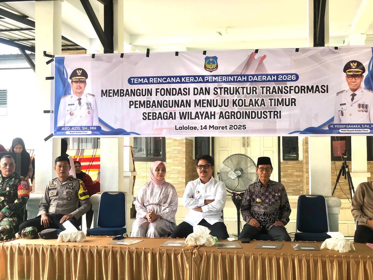 Bupati dan Wakil Bupati Koltim Hadiri dan Buka Musrenbang ke-8 di Kecamatan Lalolae