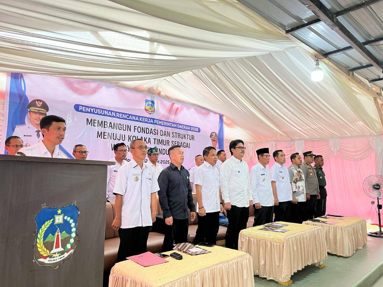 Rangkaian Kegiatan Musrenbang RKPD Tahun Anggaran 2026 Tingkat Kecamatan Mowewe, Bupati Koltim Abd. Azis Buka Secara Resmi
