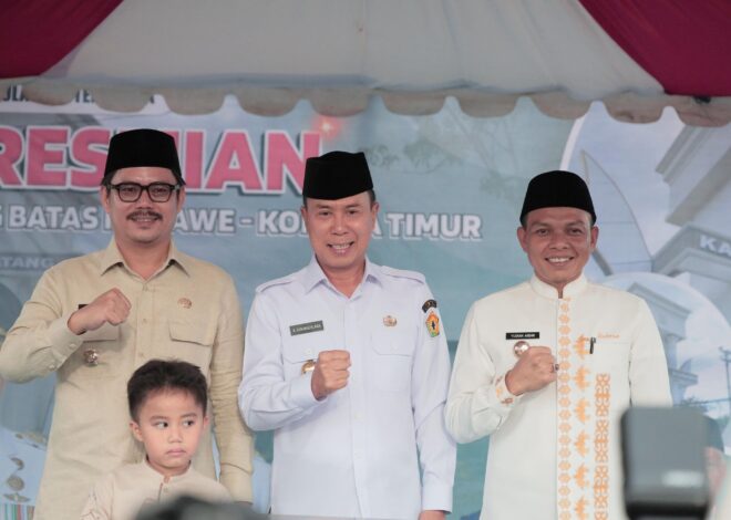 Peresmian Gerbang Batas Kabupaten Koltim-Konawe, Gubernur Sultra: “Simbol Identitas dan Kolaborasi Daerah”