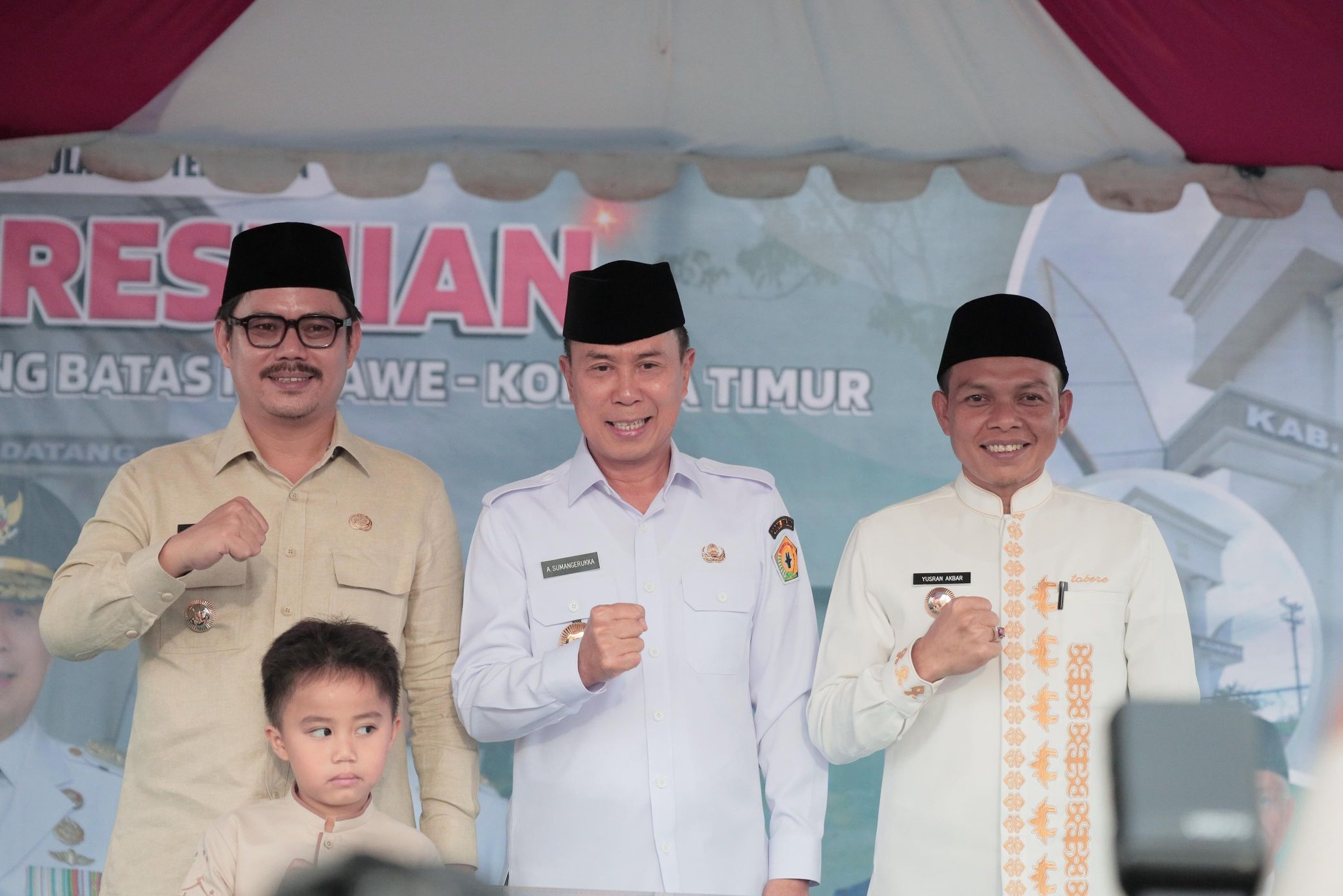 Peresmian Gerbang Batas Kabupaten Koltim-Konawe, Gubernur Sultra: “Simbol Identitas dan Kolaborasi Daerah”