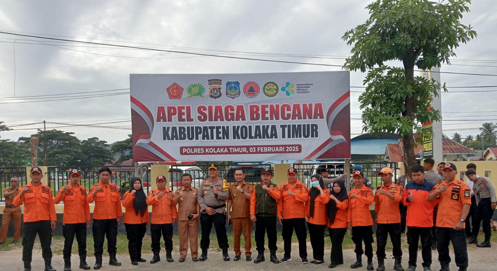 Polres dan Pemda Koltim Gelar Apel Siaga Bencana Sebagai Upaya Tanggap Darurat