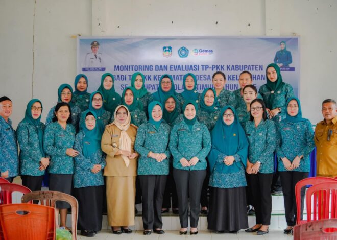 TP PKK Kabupaten Koltim Laksanakan Monitoring dan Evaluasi PKK Kecamatan