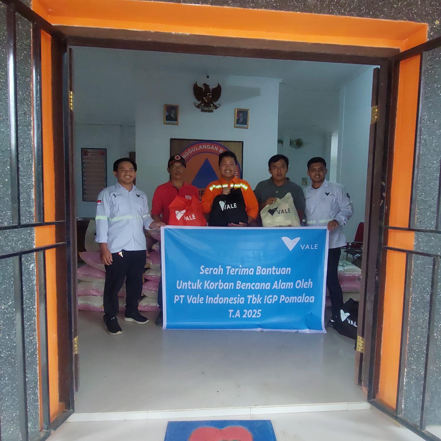 PT Vale Blok Pomalaa Sumbang Bantuan Bagi Korban Gempa di Koltim