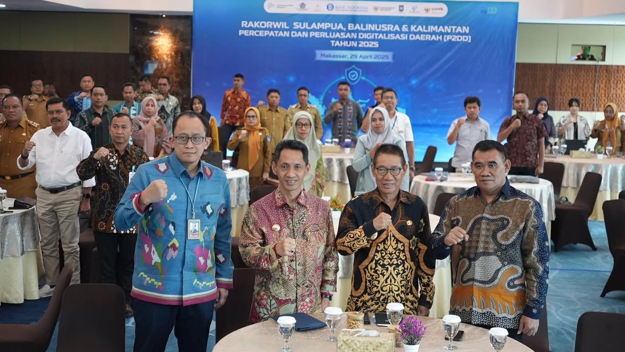 Wakil Bupati Kolaka Timur Hadiri Kegiatan Rakorwil Sulampua, Balinusra & Kalimantan dan Perluasan Digitalisasi Daerah (P2DD) Tahun 2025