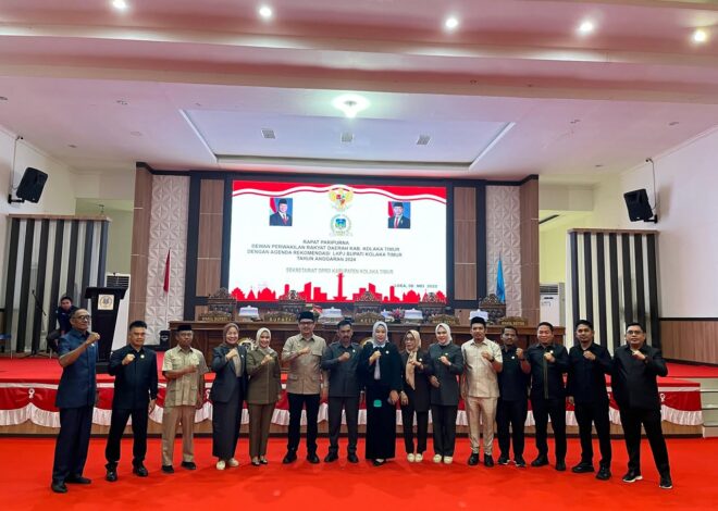 Rapat Paripurna DPRD Kolaka Timur bahas rekomendasi LKPJ Bupati tahun anggaran 2024