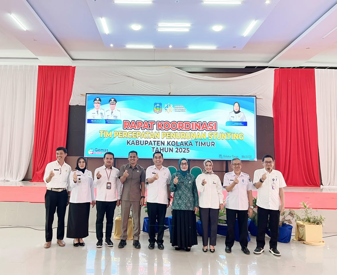 Rapat Koordinasi Tim Percepatan Penurunan Stunting Koltim Tahun 2025 Digelar di Aula Pemda