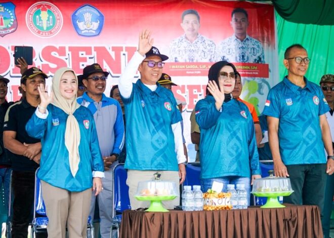 Pembukaan PORSENI PGRI Kabupaten Kolaka Timur Tahun 2025, Wabup Yosep Sahaka Tekankan Semangat Olahraga dan Seni di Kalangan Guru