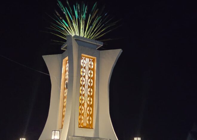Tugu Sorume Tampil Megah dan Ikonik, Jadi Simbol Baru Identitas Koltim di Mowewe