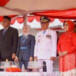 Pelaksanaan Upacara HUT Kemerdekaan ke-80 RI di Kolaka Timur Berlangsung Khidmat di Tengah Guyuran Hujan