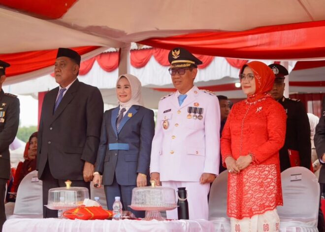 Pelaksanaan Upacara HUT Kemerdekaan ke-80 RI di Kolaka Timur Berlangsung Khidmat di Tengah Guyuran Hujan