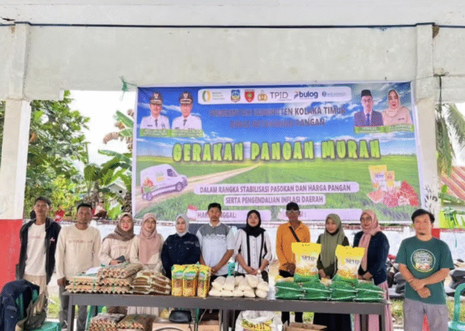 Dinas Ketapang Koltim Gelar Gerakan Pangan Murah (GPM) di Kecamatan Loea