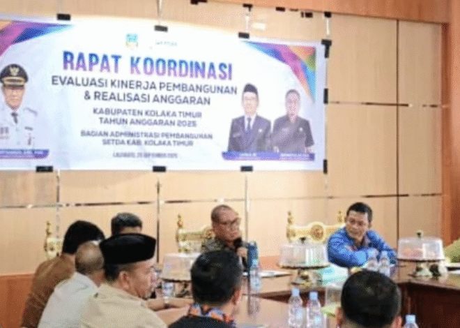 Bupati Yosep Instruksikan Percepatan Realisasi Anggaran dan Pembangunan di Kolaka Timur